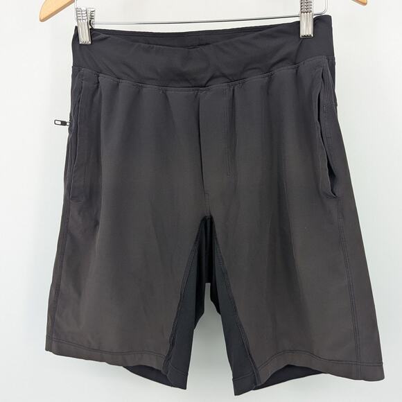 Lululemon Pace Breaker Shorts 7” Lined Black Size M Athletic Training Running - Picture 1 of 8